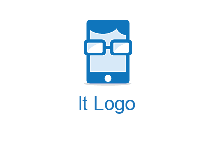 face in smartphone logo