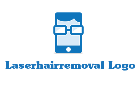 face in smartphone logo