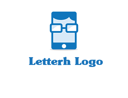 face in smartphone logo