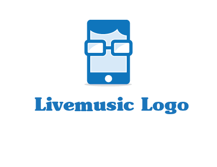 face in smartphone logo