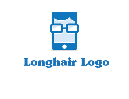 face in smartphone logo