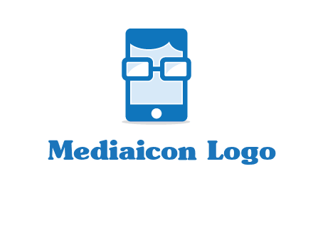 face in smartphone logo