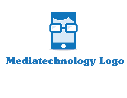 face in smartphone logo