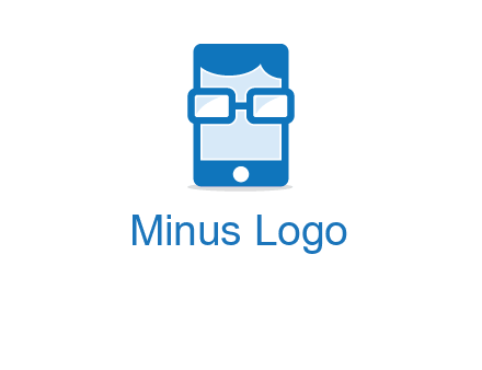 face in smartphone logo