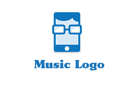 face in smartphone logo