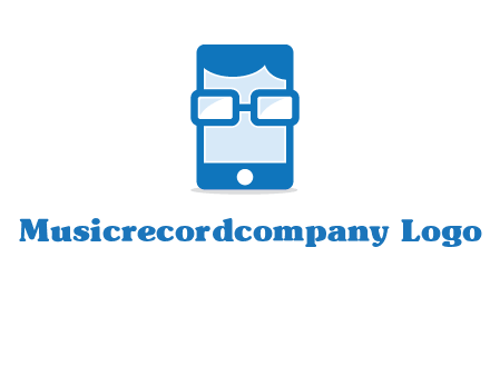 face in smartphone logo