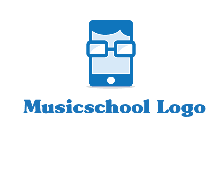 face in smartphone logo