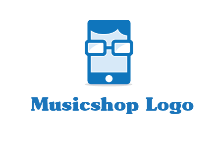 face in smartphone logo