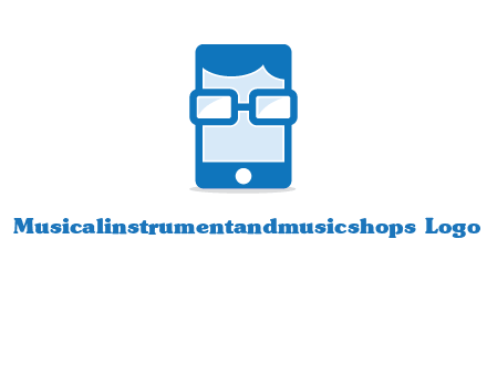 face in smartphone logo