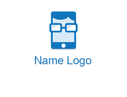 face in smartphone logo
