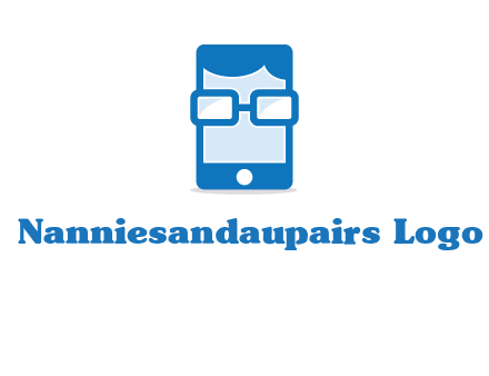 face in smartphone logo