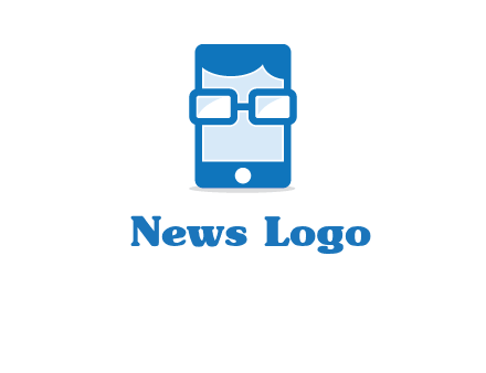 face in smartphone logo