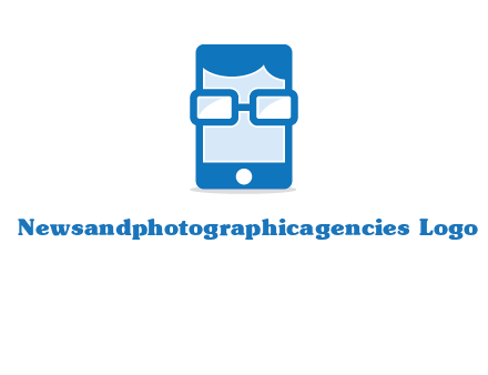 face in smartphone logo