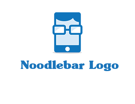 face in smartphone logo