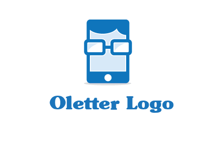 face in smartphone logo