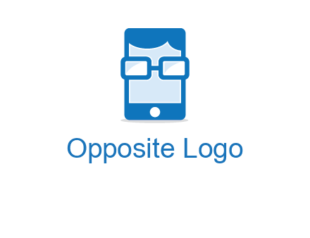 face in smartphone logo