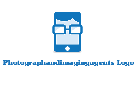 face in smartphone logo