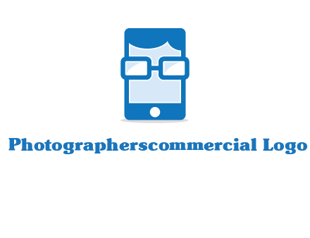 face in smartphone logo