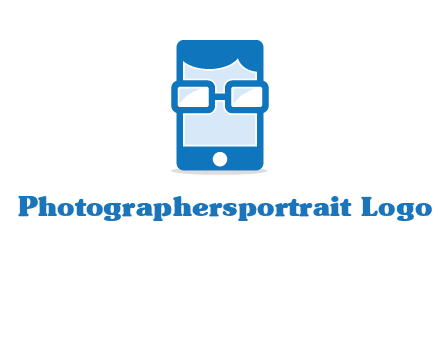 face in smartphone logo