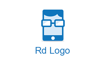 face in smartphone logo