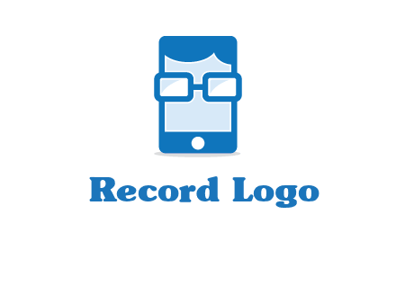 face in smartphone logo