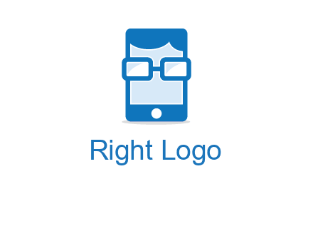 face in smartphone logo