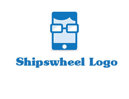 face in smartphone logo