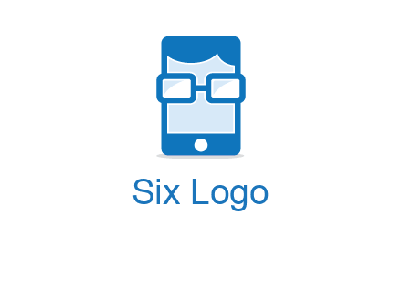 face in smartphone logo