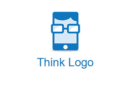 face in smartphone logo