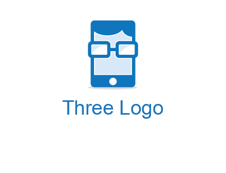 face in smartphone logo