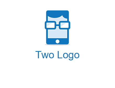face in smartphone logo