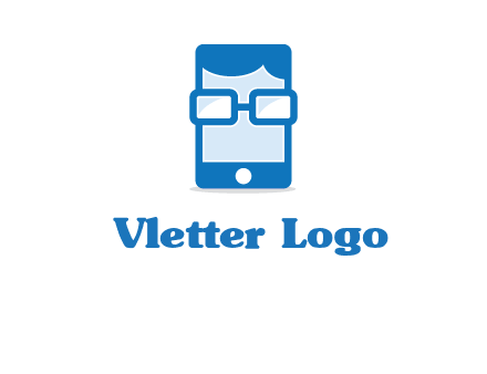 face in smartphone logo