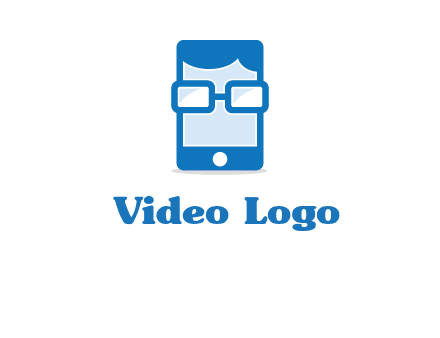 face in smartphone logo