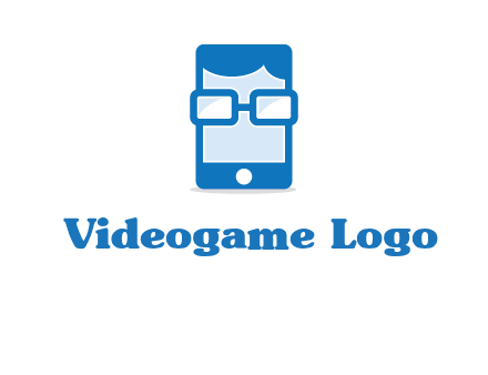 face in smartphone logo