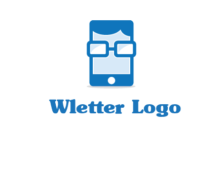 face in smartphone logo
