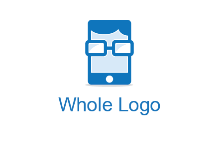 face in smartphone logo