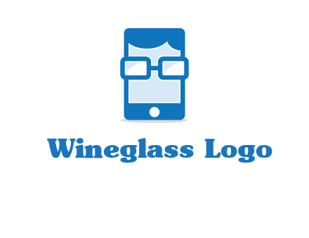 face in smartphone logo
