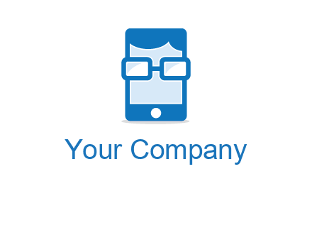 face in smartphone logo