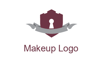 keyhole in shield logo