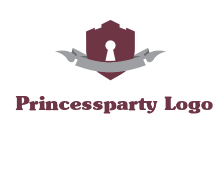 keyhole in shield logo