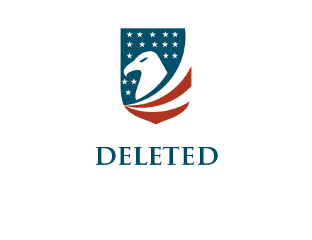 eagle in shield logo