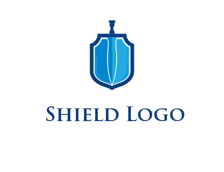 sword with shield logo