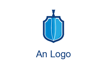 sword with shield logo