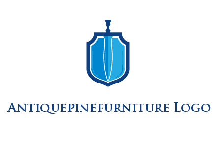 sword with shield logo