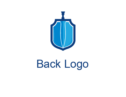 sword with shield logo