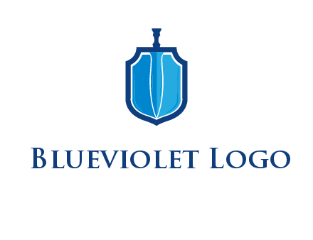 sword with shield logo