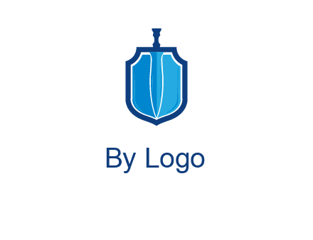 sword with shield logo