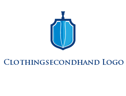 sword with shield logo