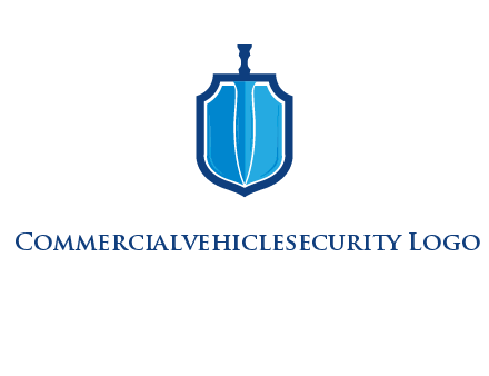 sword with shield logo