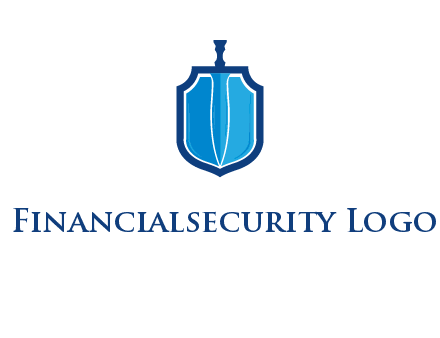 sword with shield logo
